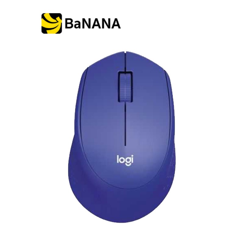 เมาส์ไร้สาย Logitech Mouse Wireless Silent Plus M331 Blue by Banana IT