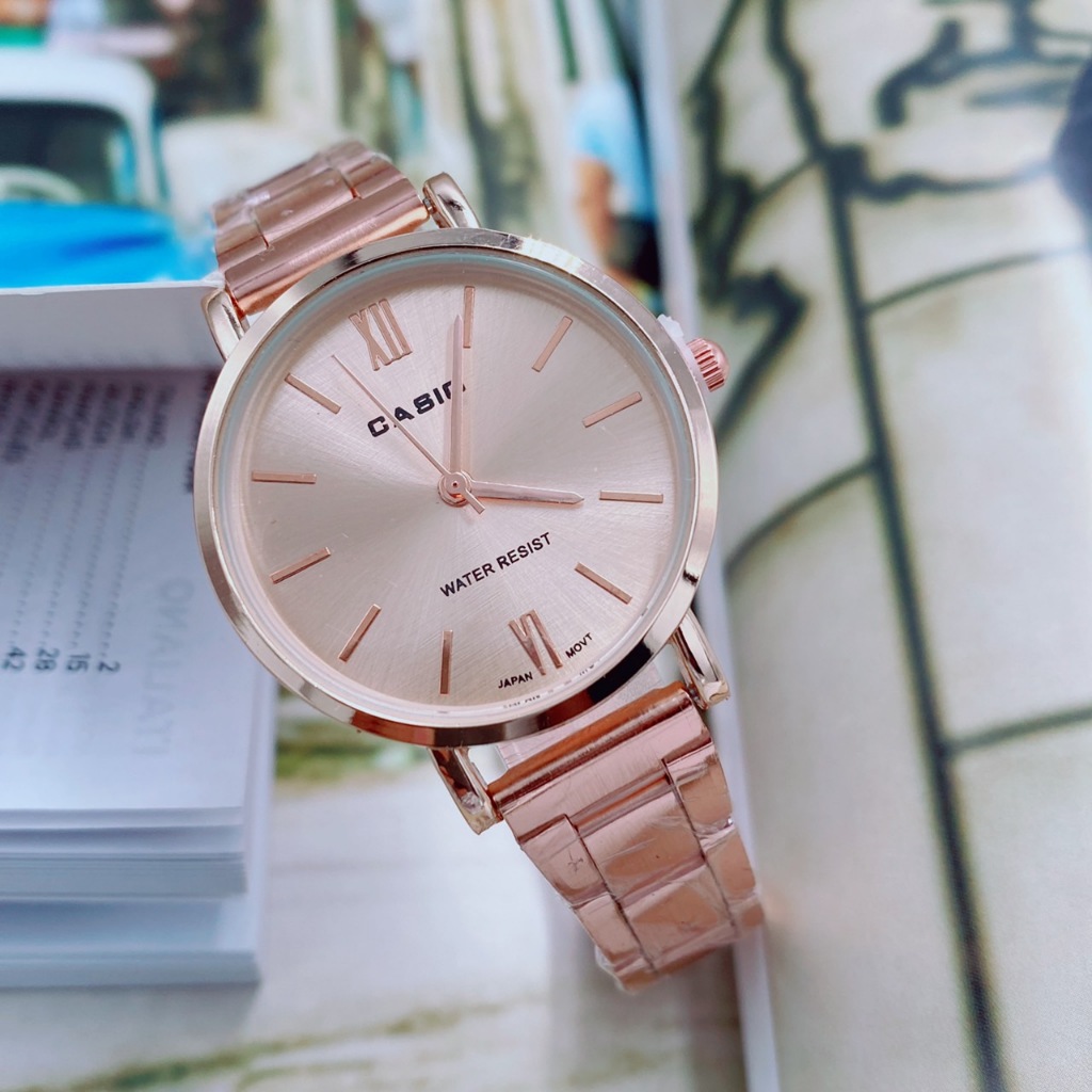 CA นาฬิกาผู้หญิง คาสิโอ รุ่น LTP-VT01G-1BUDF สายสแตนเลส ขนาด 32 มม แถมกล่องคาสิโอฟรี - รูปที่ 5