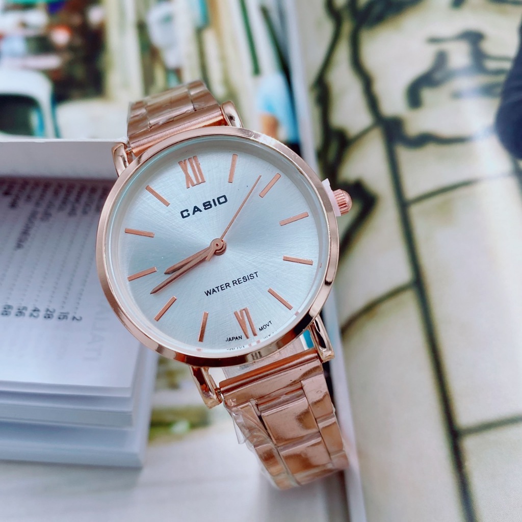 CA นาฬิกาผู้หญิง คาสิโอ รุ่น LTP-VT01G-1BUDF สายสแตนเลส ขนาด 32 มม แถมกล่องคาสิโอฟรี - รูปที่ 6
