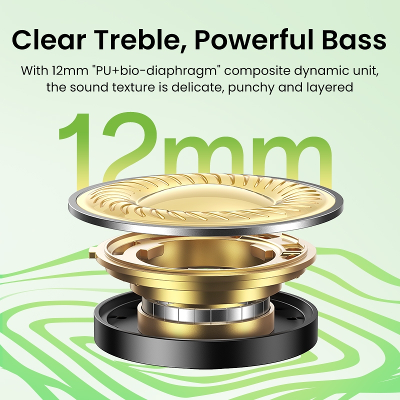 UGREEN Hitune P3 Bluetooth5.4 หูฟังไร้สาย Bluetooth Earphone ตัดเสียงรบกวน หูฟังกันน้ำ รุ่น 45110