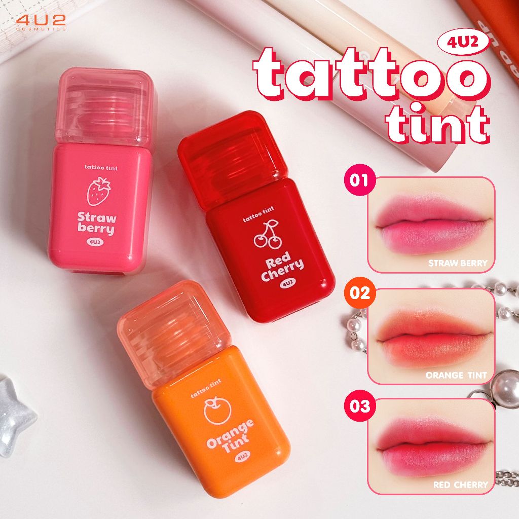 4U2 ทินท์สูตรน้ำ TATTOO TINT