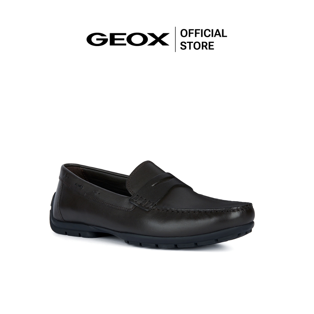 GEOX รองเท้าหนังผู้ชาย รุ่น U MONER W 2FIT - COFFEE FW24 (U44Q6DC6009M_F4BRXX)