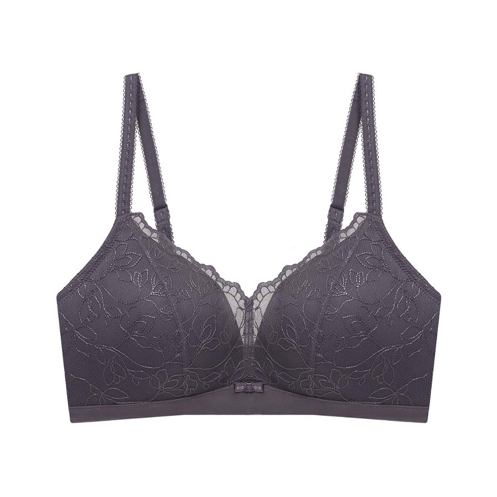 Triumph เสื้อชั้นในไม่มีโครง รุ่น Sculpt Leaf MHP-R รหัส 10221417 สีเทาเข้ม 3547