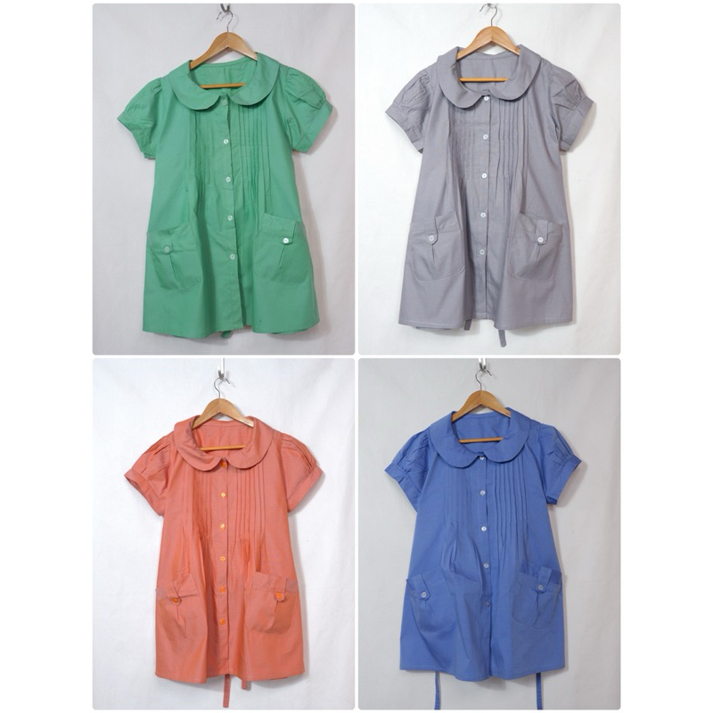 เสื้อคลุมท้อง ปกบัว ผ้าหนา