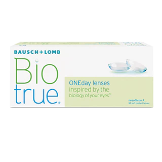 Bausch&Lomb บอชแอนด์ลอมบ์ Biotrue ONE-DAY คอนแทคเลนส์ใส รายวัน (30ข้าง/กล่อง)
