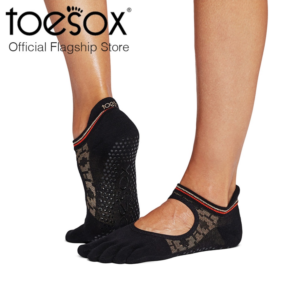 New Fall 2024 ToeSox Grip Full Toe Bellarina โทซอคส์ ถุงเท้ากันลื่น ปิดนิ้วเท้า พิลาทิส บาร์ โยคะ และเต้น