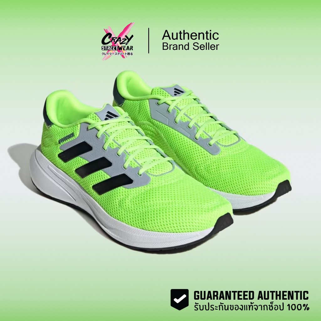 Adidas Response Runner U "Lucid Lemon" (IG0739) สินค้าลิขสิทธิ์แท้ Adidas รองเท้าผู้ชาย อดิดาส ของแท