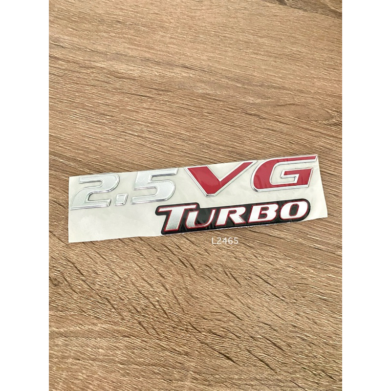 โลโก้2.5VG TURBO ติดท้ายมิตซูไททั้น Mitsubishi ราคาต่อชิ้น