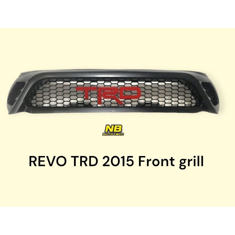 กระจังหน้า Revo 2015 2016 2017 TRD สีแดง โลโก้ตัวใหญ่