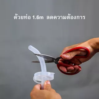 CT 1.6m กระบอกปัสสาวะชาย กระบอกฉี่ชาย2000mlปัสสาวะผู้สูงอายุที่มีท่อ ที่ฉี่ผู้ชาย ที่ครอบปัสสวะชายมีสายยาง