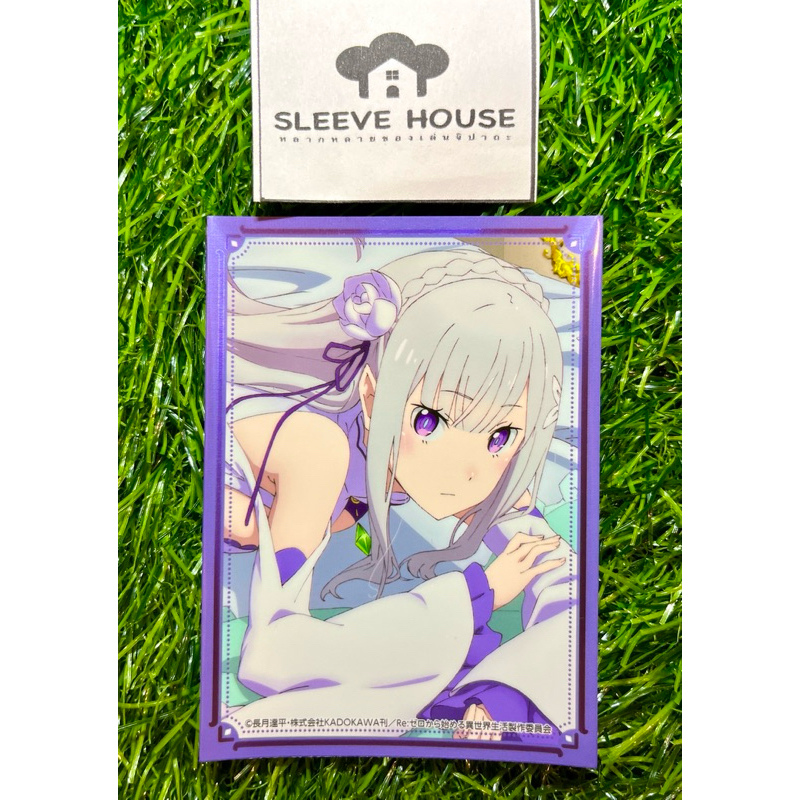 [เศษสลีฟ แยกซอง 1 ใบ 0094] Character Sleeve Collection Limited Re:Zero Emilia - สลีฟการ์ด,ซองการ์ด,ซองใส่การ์ด (JP)