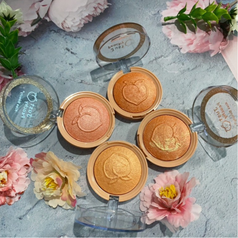 83187 บลัชออนเนื้อคุกกี้ kiss beauty สีสวย น้อนแพคเกจลูกพีช ตลับใหญ่ ปัดง่าย เกาหลีเกาใจ สินค้าพร้อมส่ง