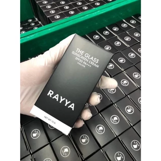 [ ไม่มีกล่อง ] Rayya The Glass Sunscreen Cream SpF50 PA+++ กันแดดเรยา กันแดดผิวกระจก กันน้ำ กันเหงื่อ [ปริมาณ15 g.]
