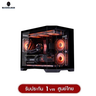 เคสคอมพิวเตอร์ WJCOOLMAN Dreamer MATX Panorama Tempered Gaming Case (No FAN) (AIO 360) รับประกันสินค้า 1 ปี