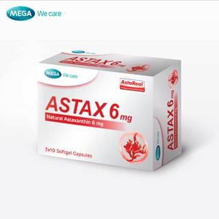 MEGA We care เมก้าวีแคร์ ASTAX 6 mg (3x10 softgel Capsules) …