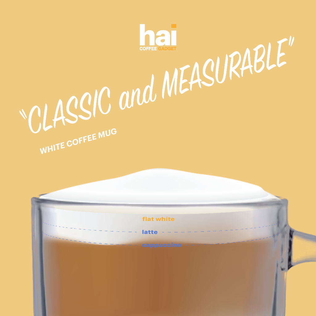 Hai coffee gadget แก้วกาแฟ Milk Coffee Mug (Silky Experience) 230ML.