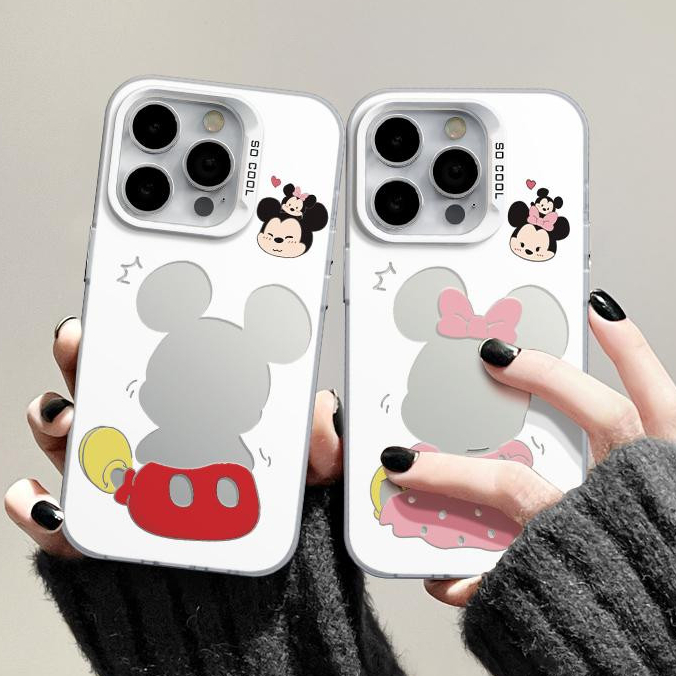 จัดส่งทันที เคสไอโฟน11 12 13 14 15 16 Pro Max หรูหรา Mickey Mouse Case For iPhone 11,12,13,14,16PM,15PM,14PM