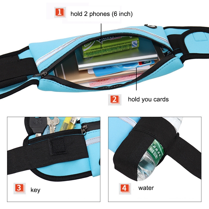 กระเป๋าคาดเอวออกกำลังกาย กระเป๋าคาดเอววิ่ง กระเป๋ากีฬา Sport Waist Bag เหมาะสำหรับกีฬา