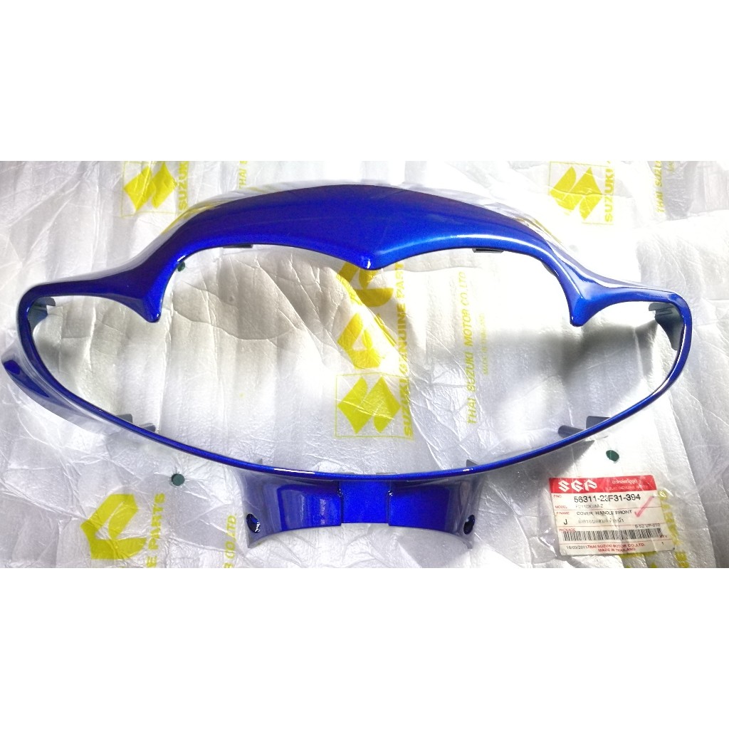 ฝาครอบแฮนด์ BEST แท้ศูนย์ Suzuki ตัวหน้า ไฟสองตา COVER, HANDLE FD110XSM-Z 56311-23F31-394 ชุดสี เฟรม