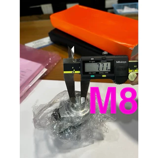 ล้อ PP สีดำ 1 1/2 นิ้ว, 2 นิ้ว และ 2-1/2 นิ้ว สีขาว มินิ M8(7.71mm) , M10(9.65mm) ล้อรถเข็น ล้อชั้นวางของ *ราคาต่อลูก*