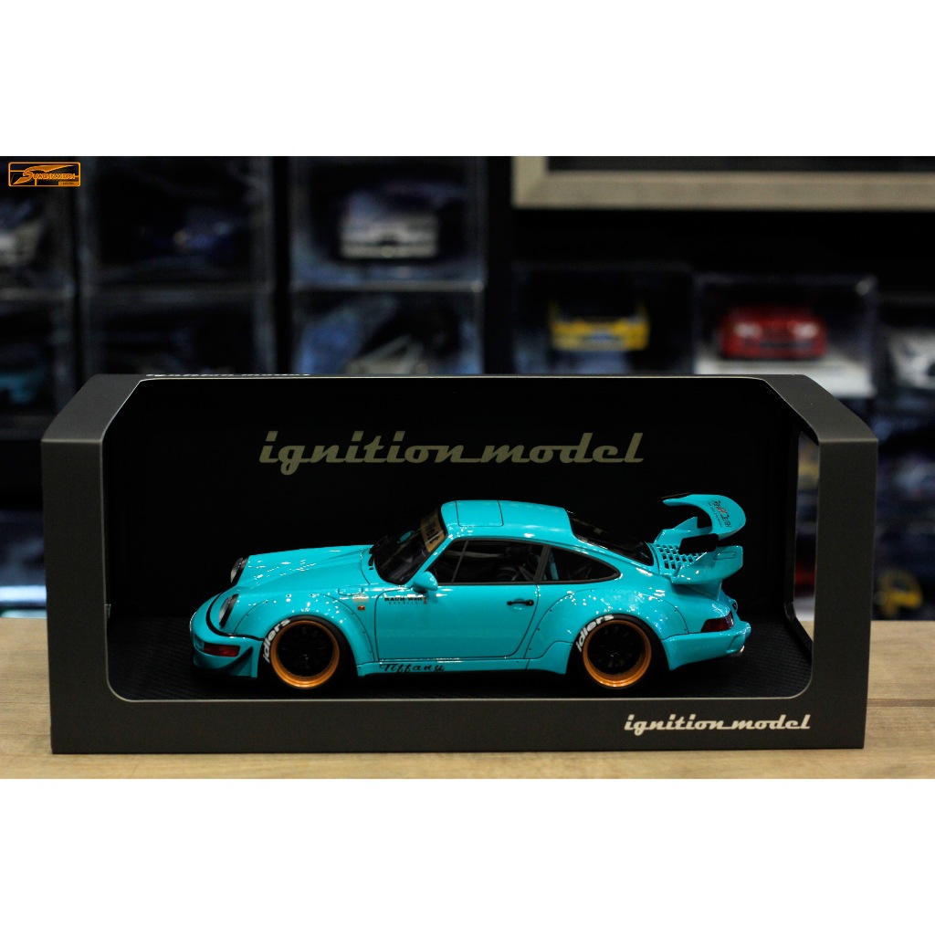 IGNITION MODEL 2458 RWB 964 Light Blue 1/18