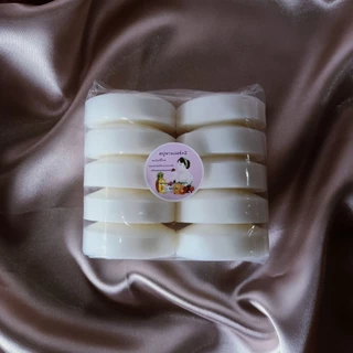 สบู่กลูต้าผิวขาวระเบิดขี้ไคล 50 กรัม 10 ก้อน (ซื้อ 2 แพ็ค แถมฟรีตาข่ายตีฟอง)