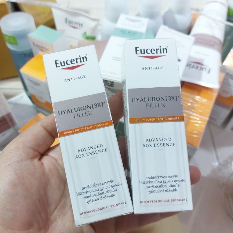 แพ็คเกจไทย AOX | ยูเซอริน Eucerin HYALURON [3X]+ FILLER ADVANCED AOX ESSENCE 30ml