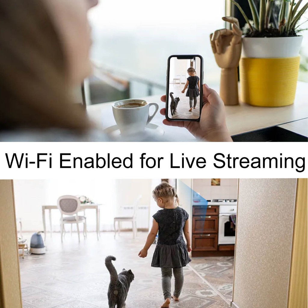 กล้องดิจิตอล Full HD 1080P, เครื่องบันทึกวิดีโอดิจิตอลพร้อมเว็บแคม WiFi, กล้องรักษาความปลอดภัยวิดีโอไมโครโฟนในตัว