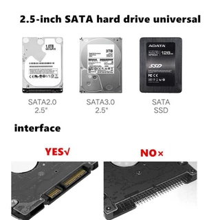 USB3.0 ถึง SATA3.0 กล่องเก็บฮาร์ดดิสก์ภายนอกพร้อมสายเชื่อมต่อ SATA เป็น USB