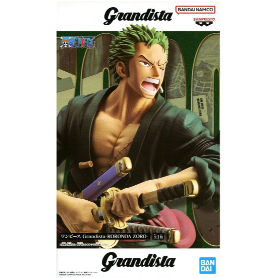 Figure Roronoa Zoro One Piece Grandista ของแท้จากญี่ปุ่น ตัวใหญ่ค่ะ