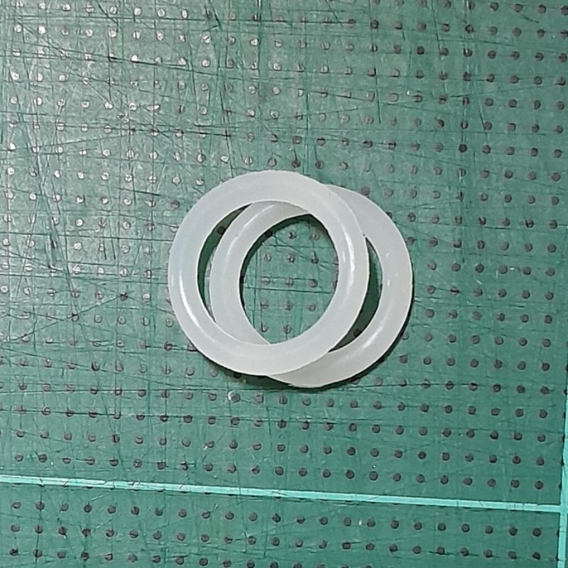 ปะเก็น โอริง ซิลิโคน ใช้สำหรับตัวนับฟอง co2 oring silicone อย่างดี อุปกรณ์ไม้น้ำ (จำนวน 2 ชิ้น)