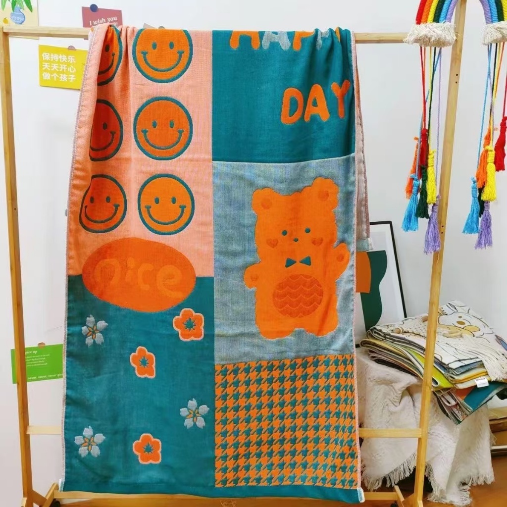 ผ้าเช็ดตัวสาลูผืนใหญ่จั้มโบ้ ขนาด 80*160 cm. เนื้อผ้า cotton 100% - รูปที่ 6