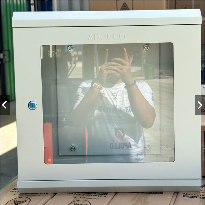 Apollo Network Cabinet ตู้ Rack 2U รุ่นACR2U(S) Wall Rack ขนาด 50x15x50cm. (ลึก15cm.) ตู้แร็ค SERVER สำหรับกล้องวงจรปิด