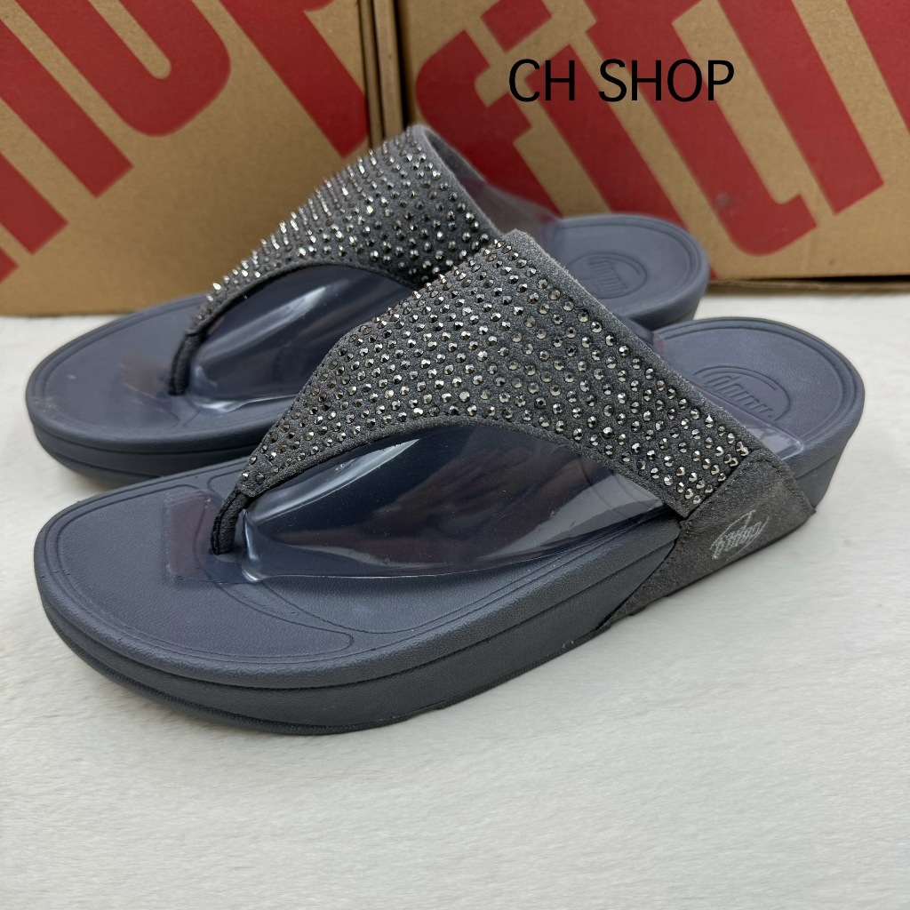 รองเท้า Fitflop รองเท้าแตะหูคีบสำหรับผู้หญิงรุ่นแพรชเต็ม งานสวย เป็นรองเท้าเพื่อสุขภาพค่ะ