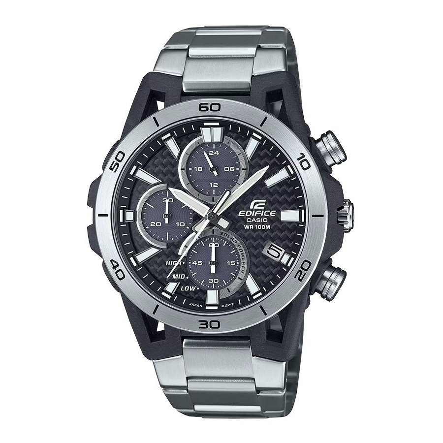 Casio Edifice นาฬิกาข้อมือผู้ชาย  สายสเตนเลส รุ่น EQS-960D-1A - สีเงิน