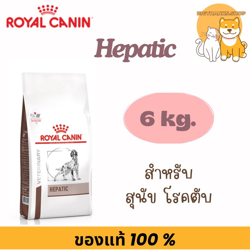 Royal Canin Hepatic dog 6 kg สำหรับสุนัขโรคตับ exp 04/27