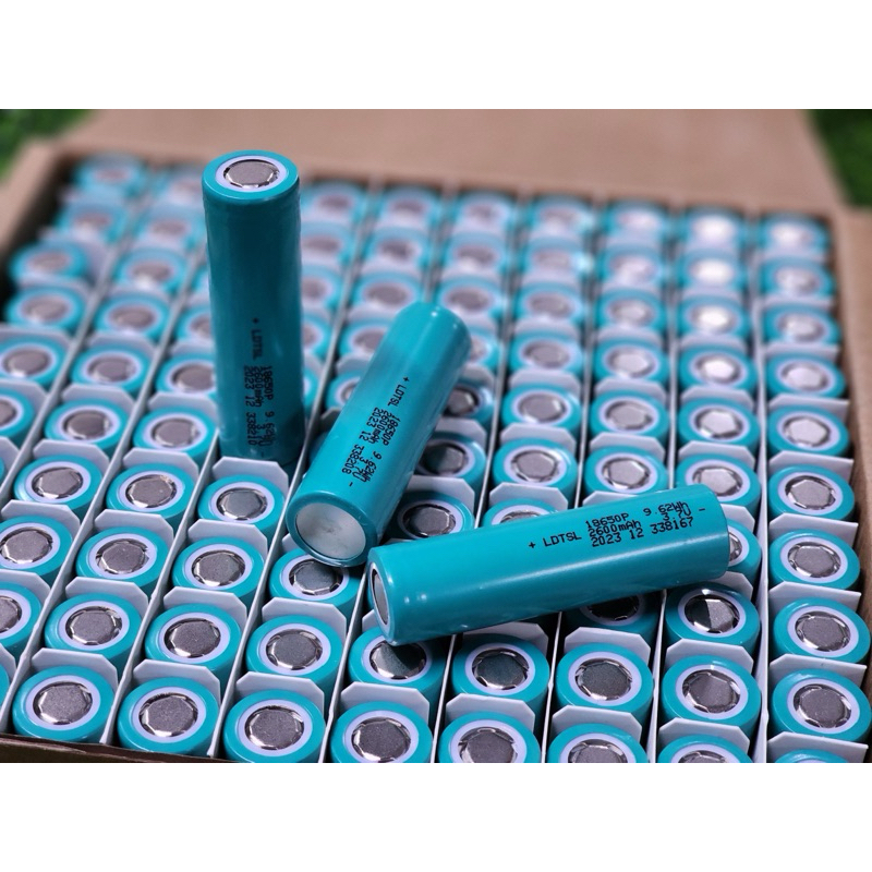 แบต 18650 3.7v 2600mah. **5C แท้** เกรดA (แอมป์แท้ เต็ม) แบตเตอรี่ ลิเธียม Li lon ถ่านชาร์จ ไออ้อน 2600mah แท้