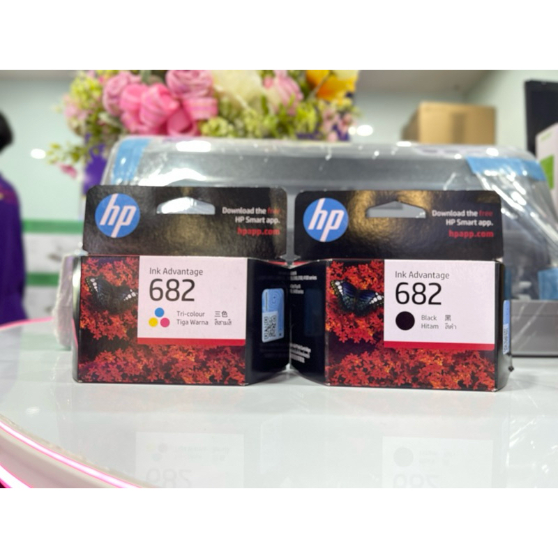 [หมึกพิมพ์อิงค์เจ็ท] HP 682 BK/CO แพคเดี่ยว(หมึกดำ หรือ หมึกสี) - 1 กล่อง