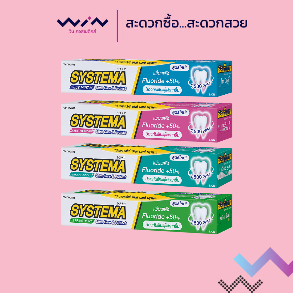 SYSTEMA ยาสีฟันซิสเท็มมา แคร์ แอนด์ โพรเทคท์ 80 กรัม