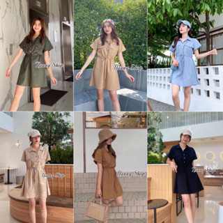 New🍁Camping ชุดแคมป์ปิ้งผู้หญิงแบบกระโปรง ชุดเดรส มินิเดรสชุ…