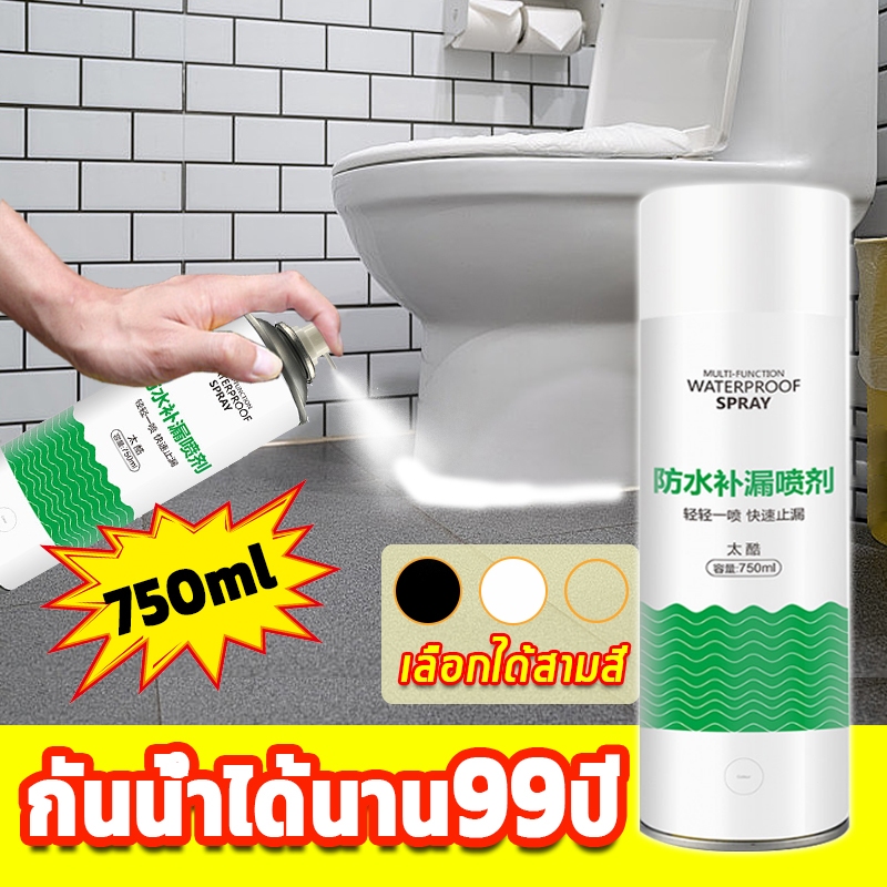 หยุดรั่วซึมภายใน3วินาที เติมน้ำรั่วซึมตามหลังคา ระเบียง และห้องน้ำ สเปรย์กันซึม สเปรย์กันรั่ว สเปรย์อุดรอยแตกผนัง