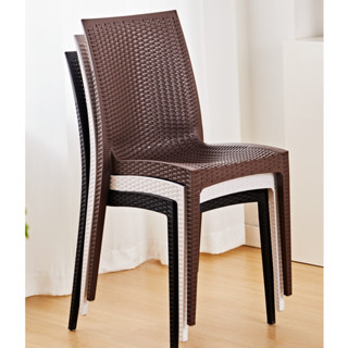 yhlovehome เก้าอี้พนักพิงลายหวาย นั่งทานข้าว นั่งเล่นนอกบ้าน…