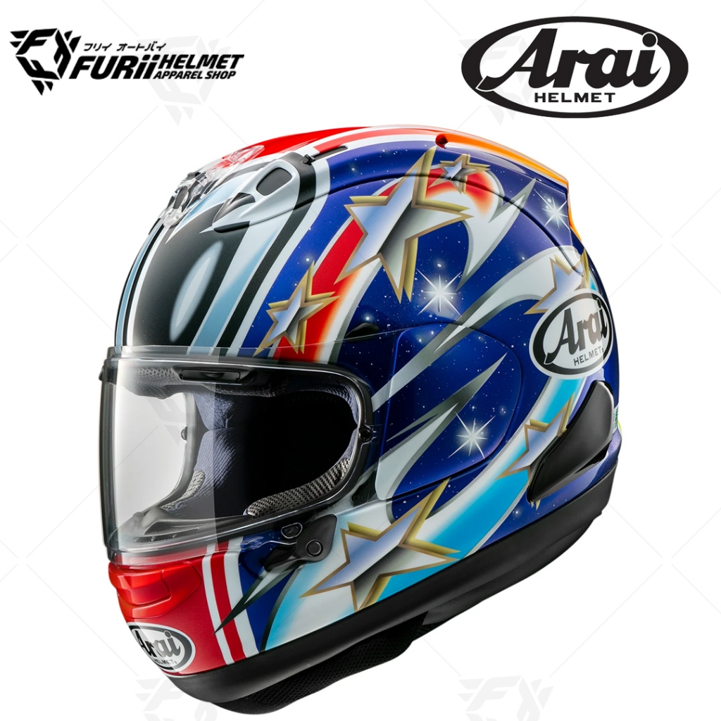 [ ชำระเต็มจำนวน ] หมวกกันน็อคเต็มใบ Arai : RX-7V EVO NAKANO RED 99 ( LIMITED EDITION ) หมวกกันน็อคแท