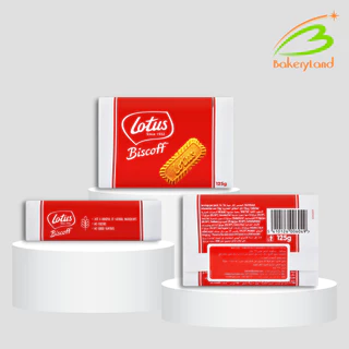 โลตัส บิสคอฟ คาราเมลไลซ์ บิสกิต 125 กรัม Lotus Biscoff Caramelised Biscuit 125g