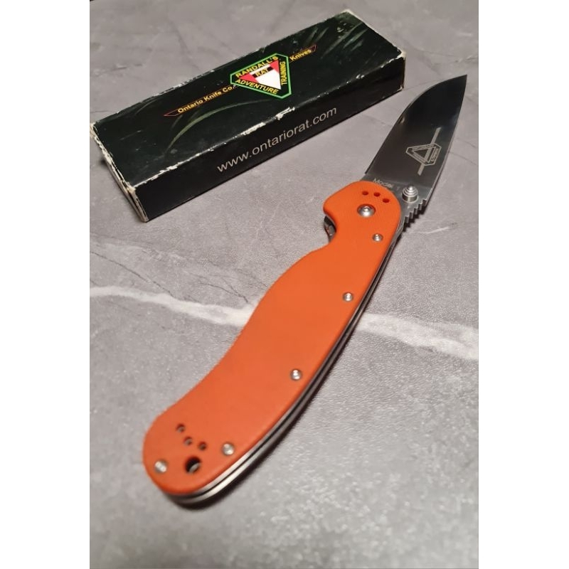 Ontario Rat 1 OR (OEM)ใหม่ล่าสุด มีดพับ มืดเล็ก มีดพกพา มีดเดินป่า มีดปอกผลไม้ ป้องกันตัว ล่าสัตว์ ม