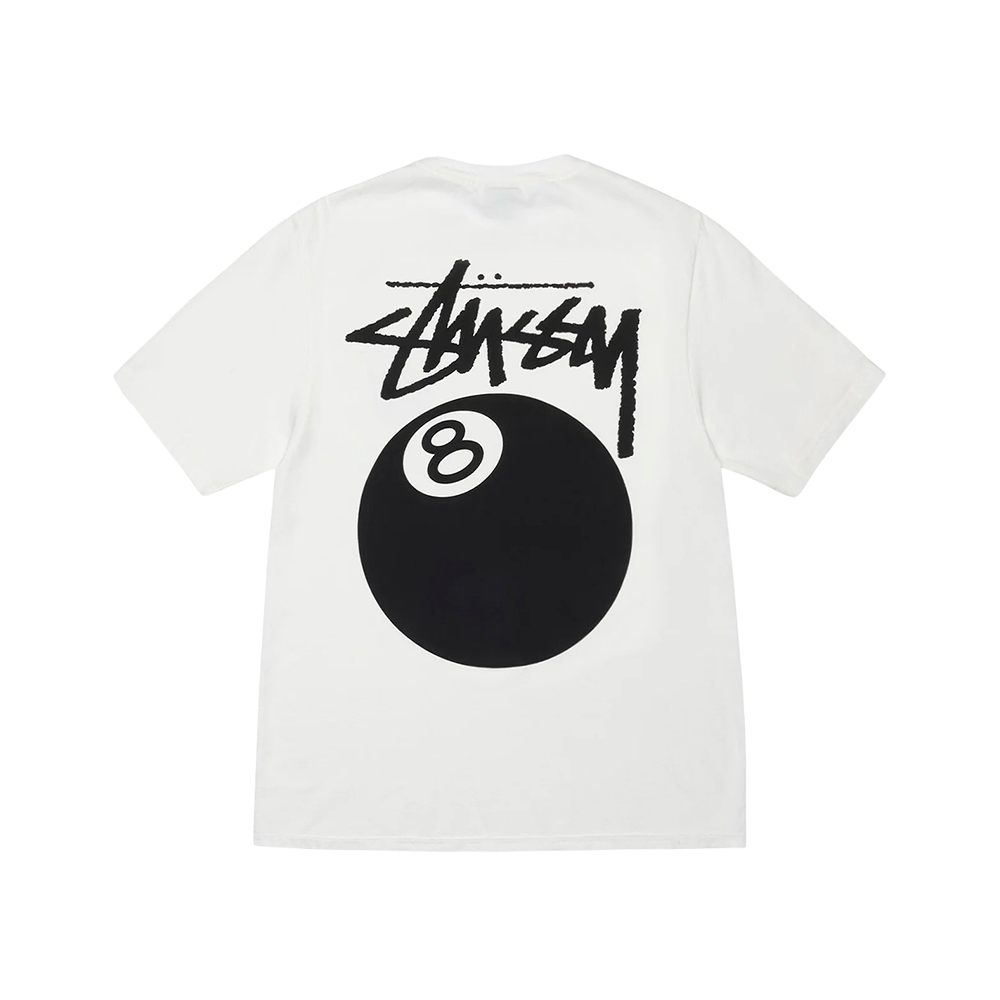 Stussy 8 Ball Pigment Dyed T-Shirt US (Natural, Black, Olive, Navy, Guava)