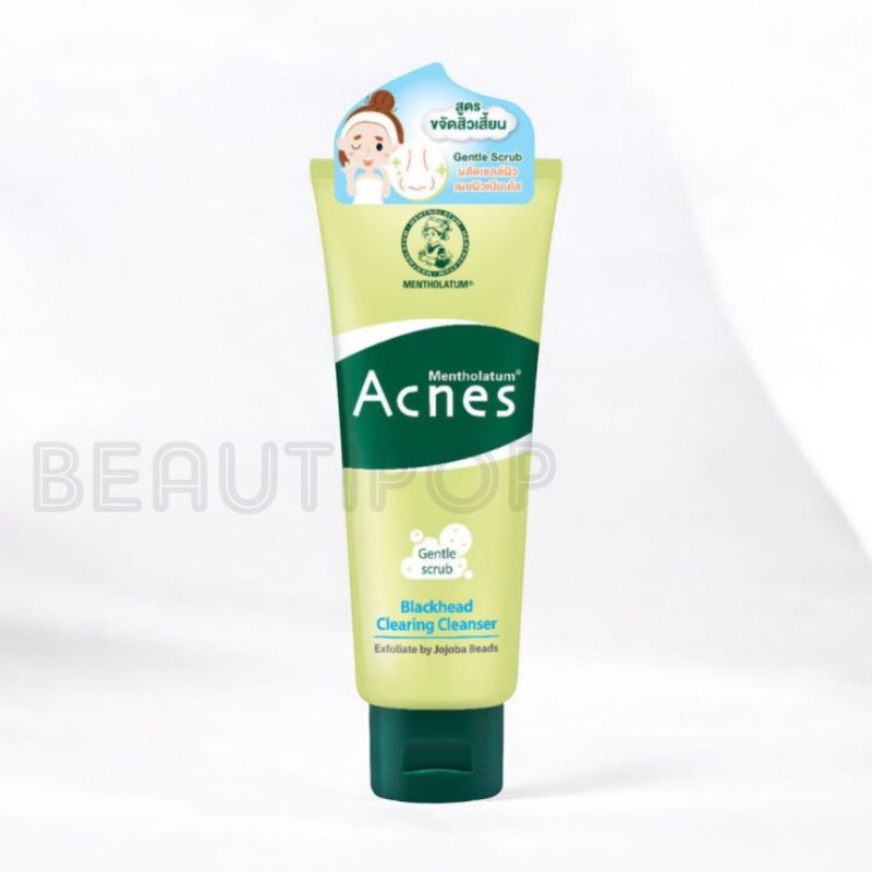 [Exp. 07/2025] โฟมล้างหน้า Mentholatum Acnes Blackhead Clearing Cleanser 100g