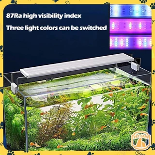 💡โคมไฟLEDตู้ปลา เลี้ยงพืชน้ำ มืออาชีพ แสงเต็มสเปก สี3แบบ บางพิเศษ ขยายได้20-90ซม. ประหยัดไฟ ไม่ร้อน สร้างภูมิทัศน์🎉