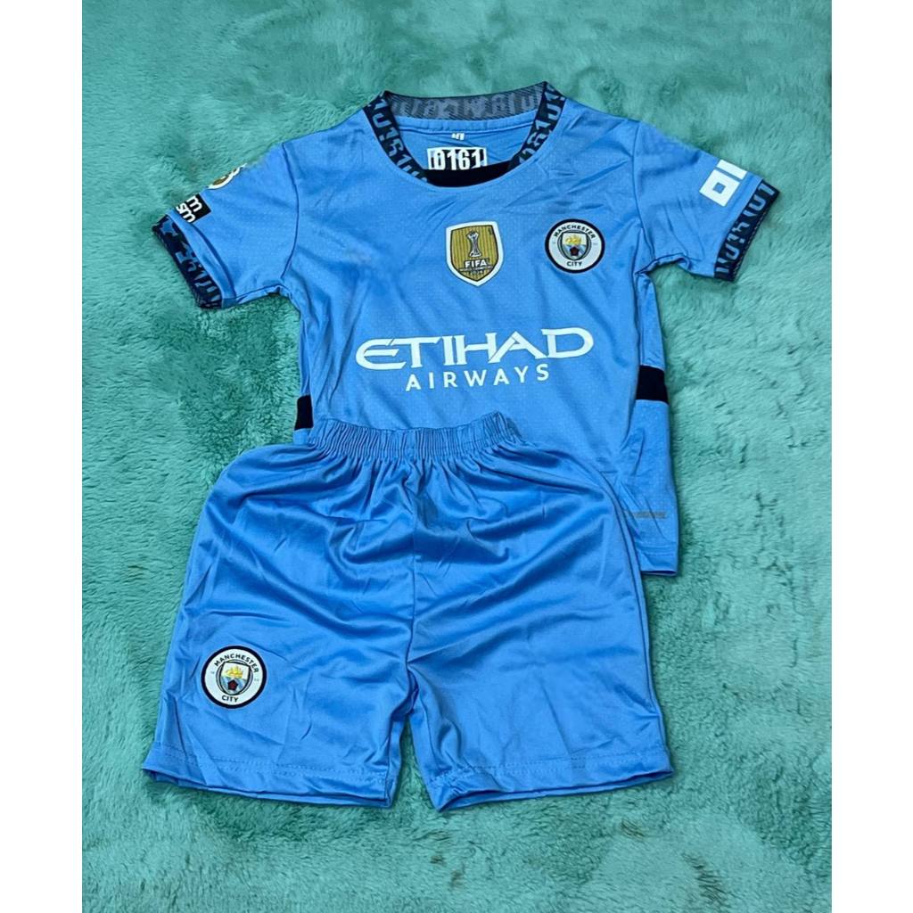 ชุดกีฬาเด็ก MeN.Cty แขนสั้น ซีซั่นใหม่24/25 ชุดกีฬาเด็กทีม 2-13ปี ซื้อครั้งเดียวได้ทั้งชุด เสื้อพร้อมกางเกง