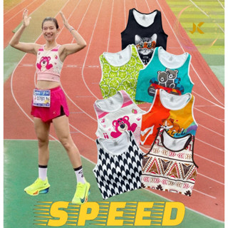 สปอร์ตบราใส่วิ่งทรงกล้าม ใส่ออกกำลังกายแบบฟองน้ำในตัว